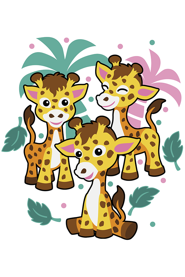 Ilustracion Baby Giraffe